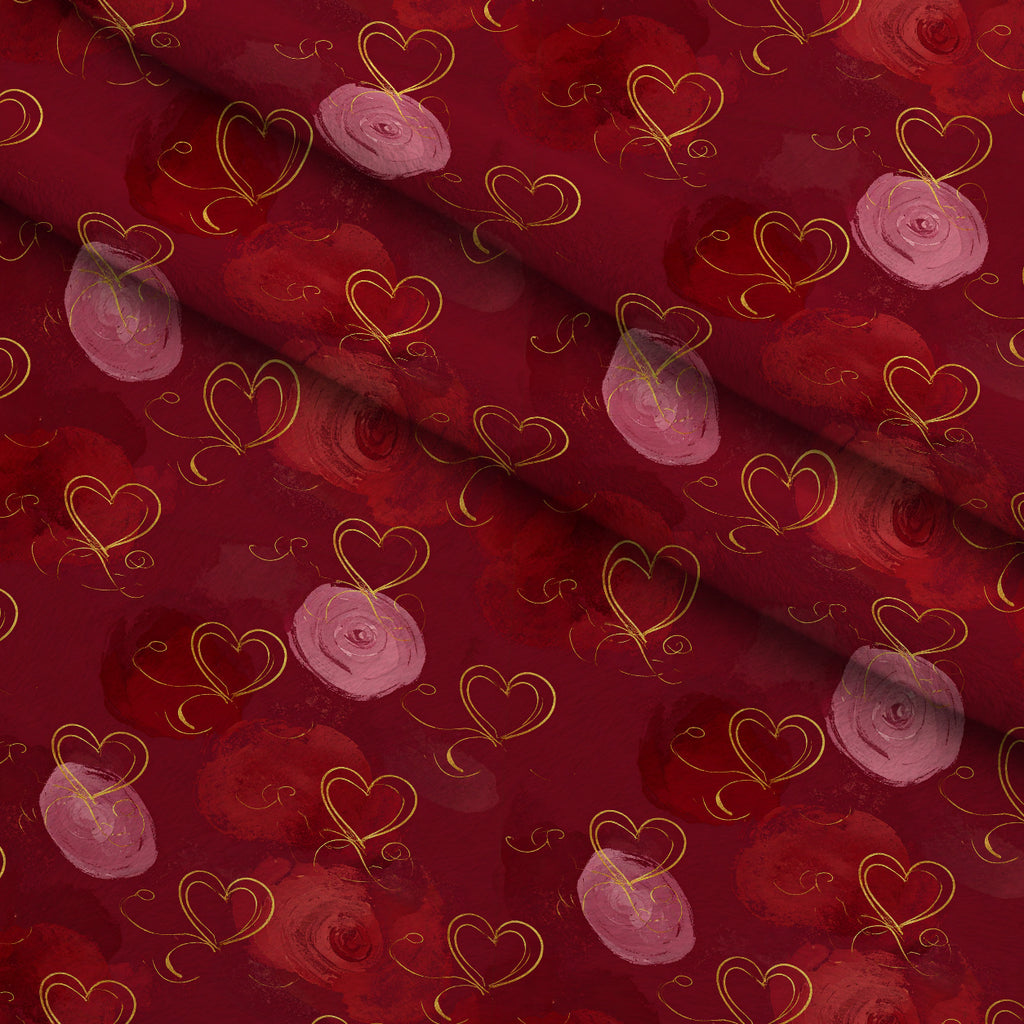 Evergreen Hearthlight Pattern 14 Minky Fabric — plush minky folded close-up preview (mv-minky-v1:lying)