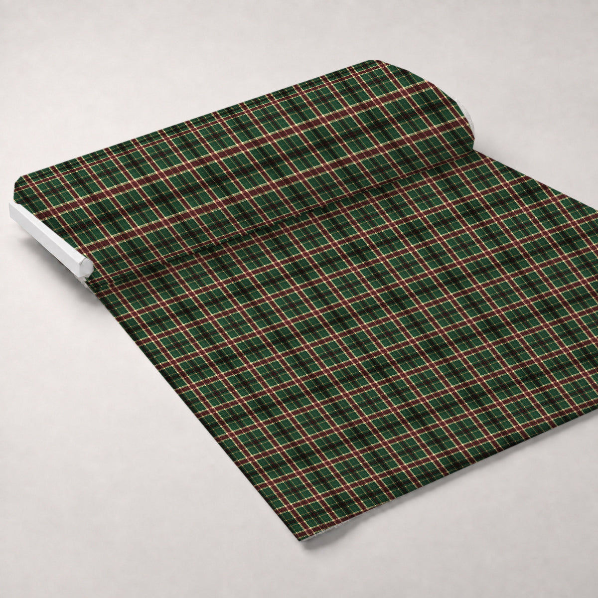 Evergreen Hearthlight Pattern 18 Minky Fabric — plush minky unrolled bolt preview (mv-minky-v1:bolt)