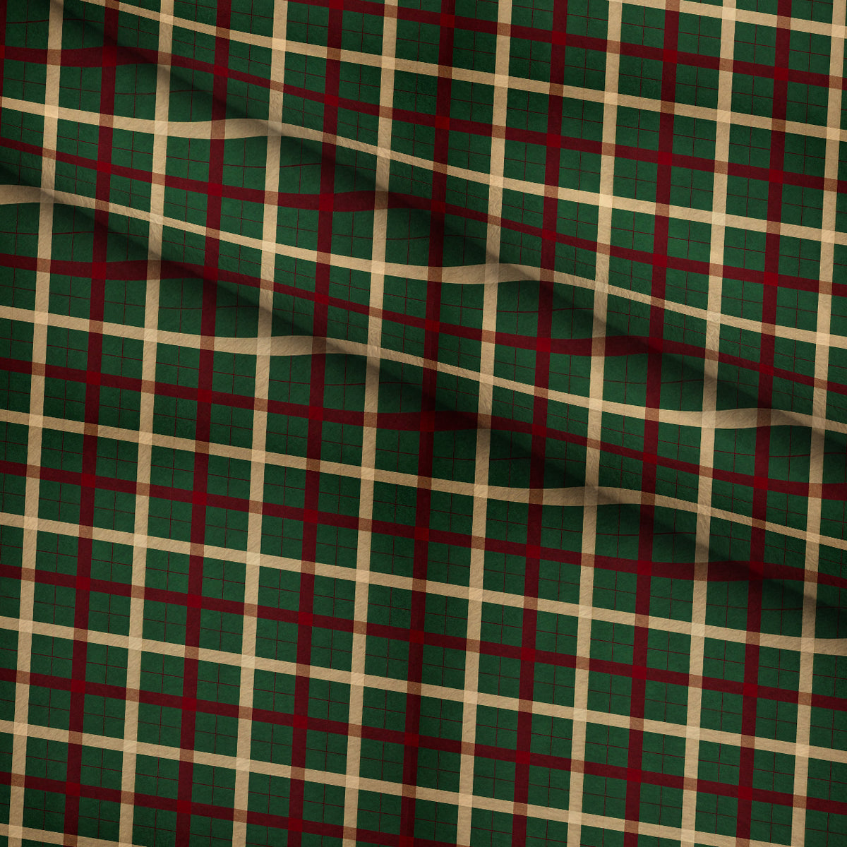 Evergreen Hearthlight Pattern 19 Minky Fabric — plush minky folded close-up preview (mv-minky-v1:lying)