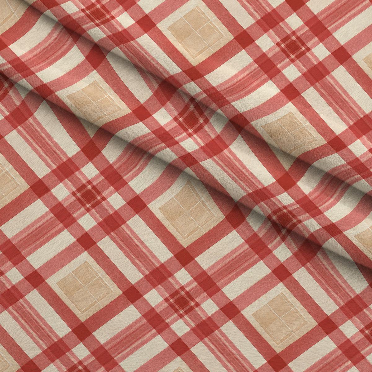 Evergreen Hearthlight Pattern 24 Minky Fabric — plush minky folded close-up preview (mv-minky-v1:lying)