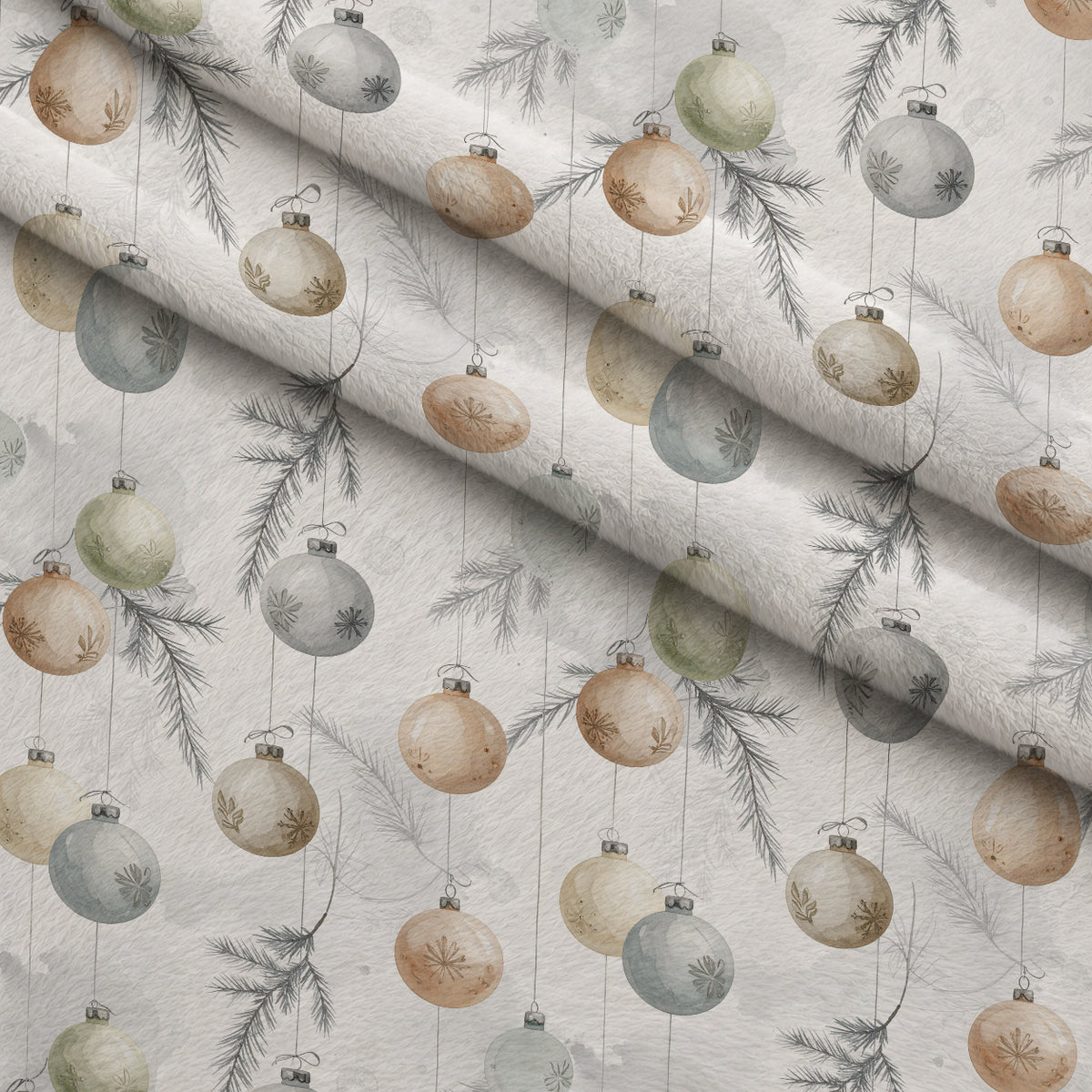 Evergreen Heirloom Pattern 17 Minky Fabric — plush minky folded close-up preview (mv-minky-v1:lying)