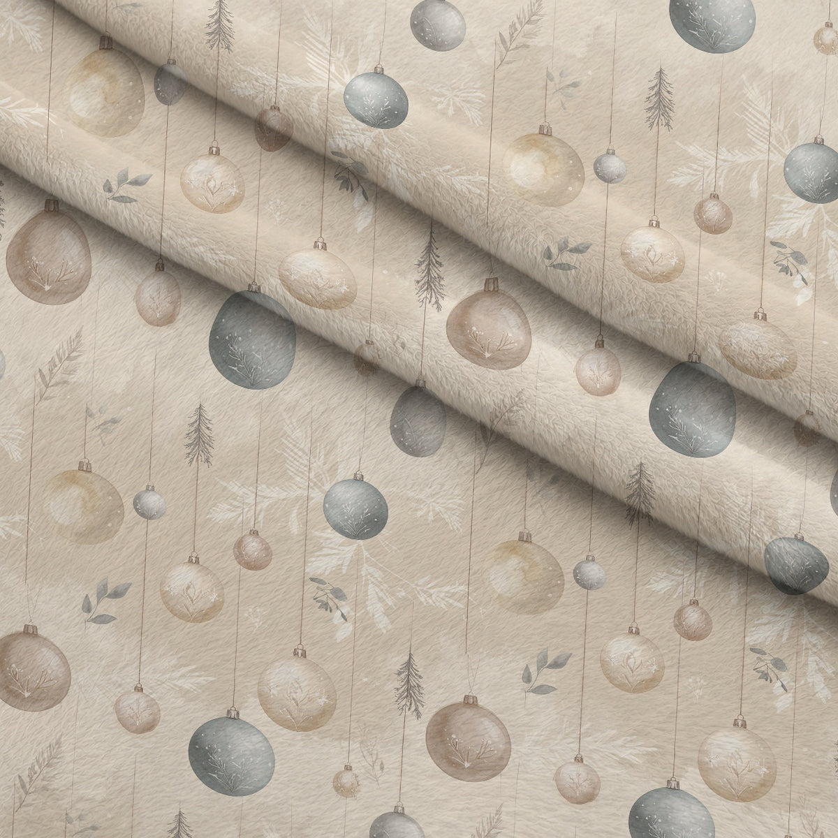 Evergreen Heirloom Pattern 18 Minky Fabric — plush minky folded close-up preview (mv-minky-v1:lying)