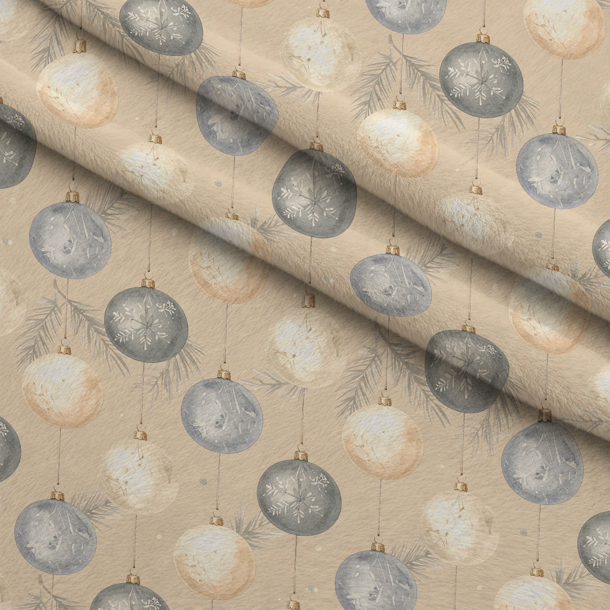Evergreen Heirloom Pattern 19 Minky Fabric — plush minky folded close-up preview (mv-minky-v1:lying)