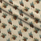 Evergreen Heirloom Pattern 23 Minky Fabric — plush minky folded close-up preview (mv-minky-v1:lying)