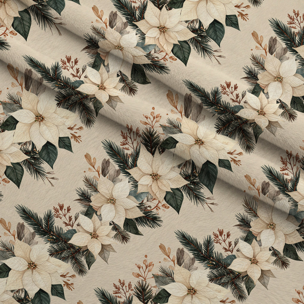 Evergreen Heirloom Pattern 26 Minky Fabric — plush minky folded close-up preview (mv-minky-v1:lying)