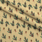 Evergreen Heirloom Pattern 7 Minky Fabric — plush minky folded close-up preview (mv-minky-v1:lying)