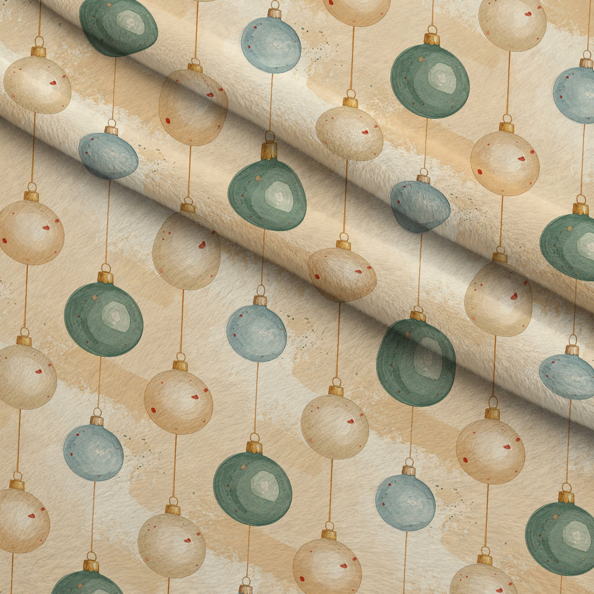Evergreen Heirloom Pattern 9 Minky Fabric — plush minky folded close-up preview (mv-minky-v1:lying)