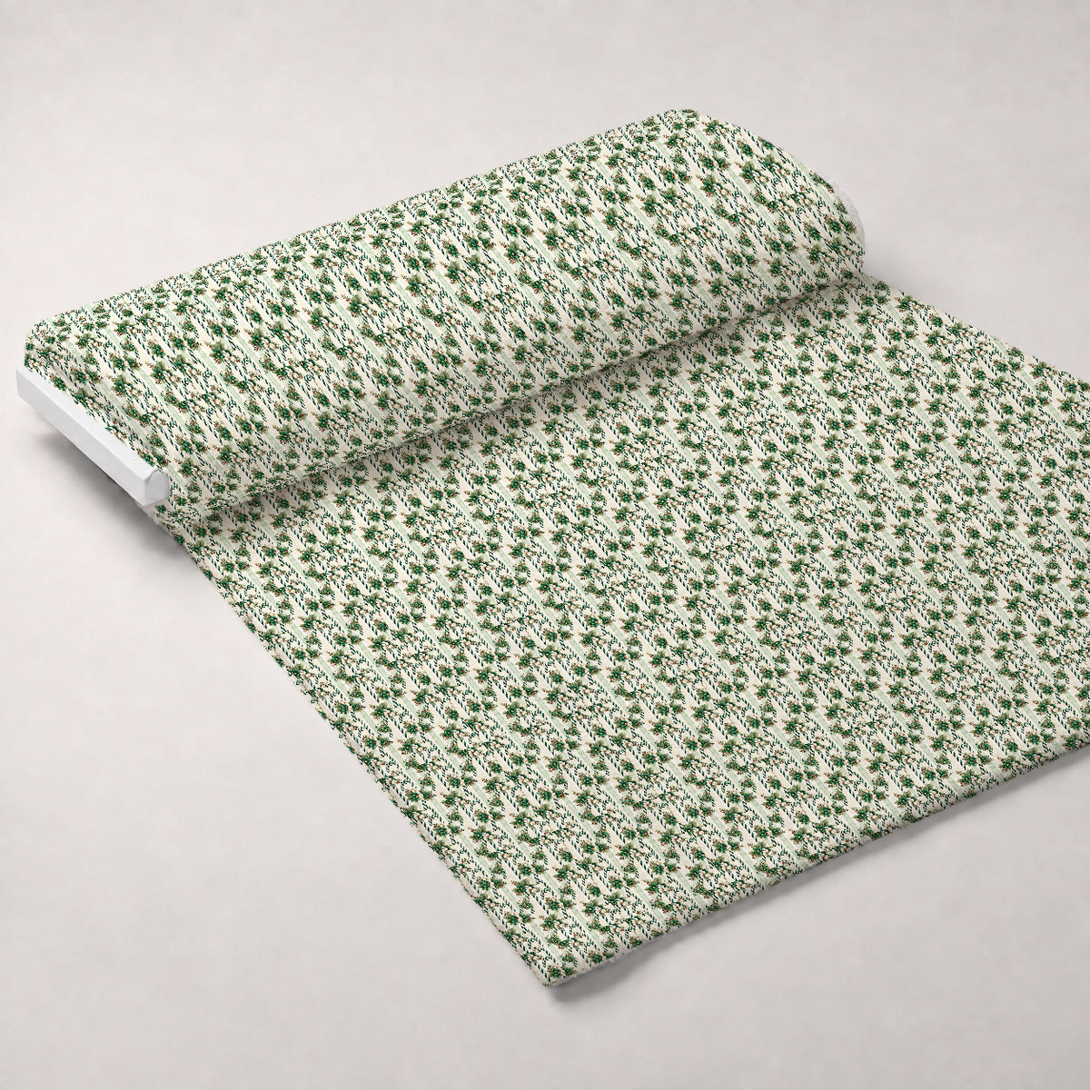 Evergreen Holiday Whimsy Pattern 1 Minky Fabric — plush minky unrolled bolt preview (mv-minky-v1:bolt)