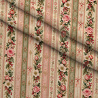 Evergreen Rose Heirloom Pattern 6 Minky Fabric — plush minky folded close-up preview (mv-minky-v1:lying)