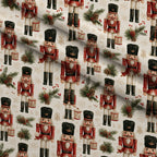 Evergreen Toy Soldiers Pattern 11 Minky Fabric — plush minky folded close-up preview (mv-minky-v1:lying)