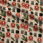 Evergreen Toy Soldiers Pattern 13 Minky Fabric — plush minky folded close-up preview (mv-minky-v1:lying)