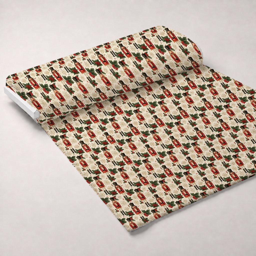 Evergreen Toy Soldiers Pattern 18 Minky Fabric — plush minky unrolled bolt preview (mv-minky-v1:bolt)