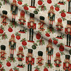Evergreen Toy Soldiers Pattern 6 Minky Fabric — plush minky folded close-up preview (mv-minky-v1:lying)