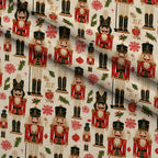 Evergreen Toy Soldiers Pattern 8 Minky Fabric — plush minky folded close-up preview (mv-minky-v1:lying)