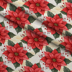 Evergreen Yuletide Hearth Pattern 10 Minky Fabric — plush minky folded close-up preview (mv-minky-v1:lying)