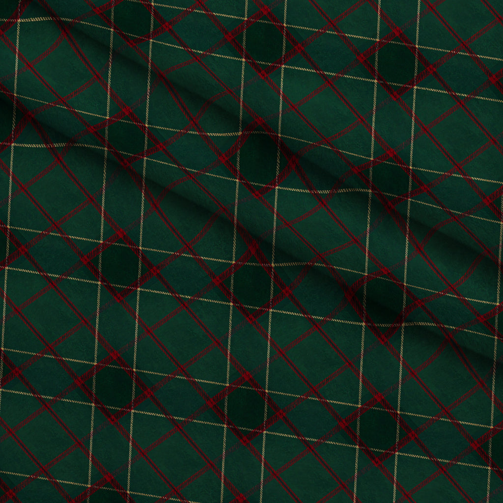 Evergreen Yuletide Hearth Pattern 21 Minky Fabric — plush minky folded close-up preview (mv-minky-v1:lying)