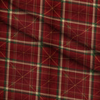 Evergreen Yuletide Hearth Pattern 3 Minky Fabric — plush minky folded close-up preview (mv-minky-v1:lying)