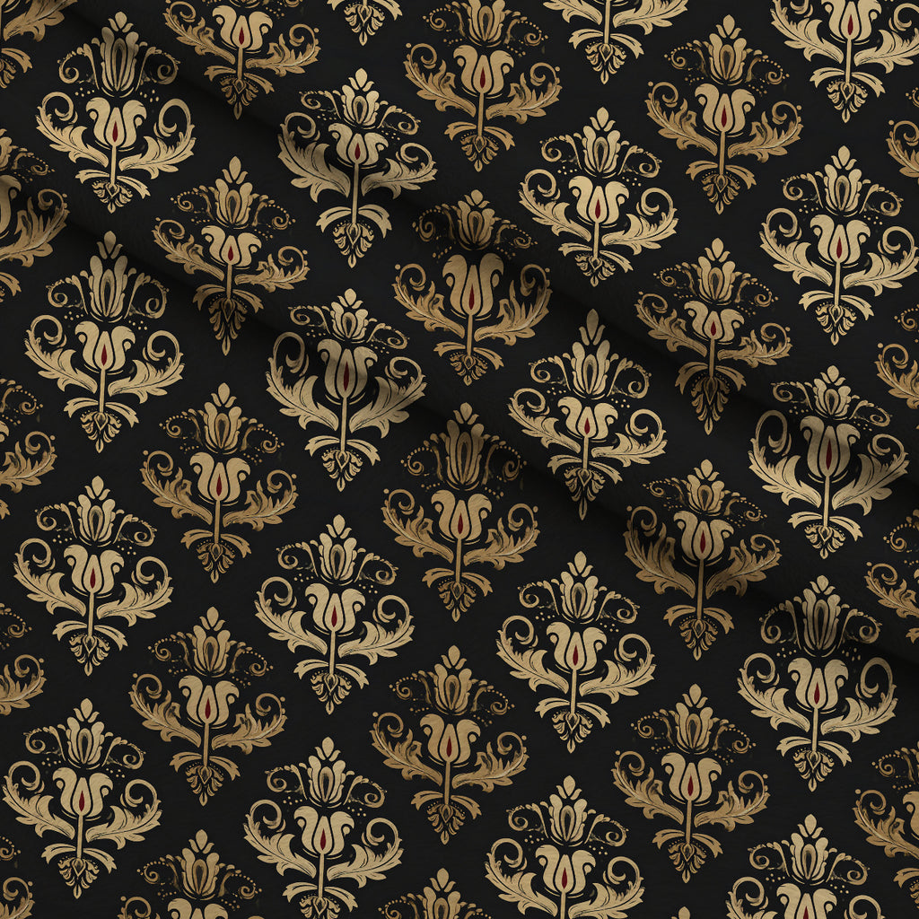 Evergreen Yuletide Hearth Pattern 5 Minky Fabric — plush minky folded close-up preview (mv-minky-v1:lying)