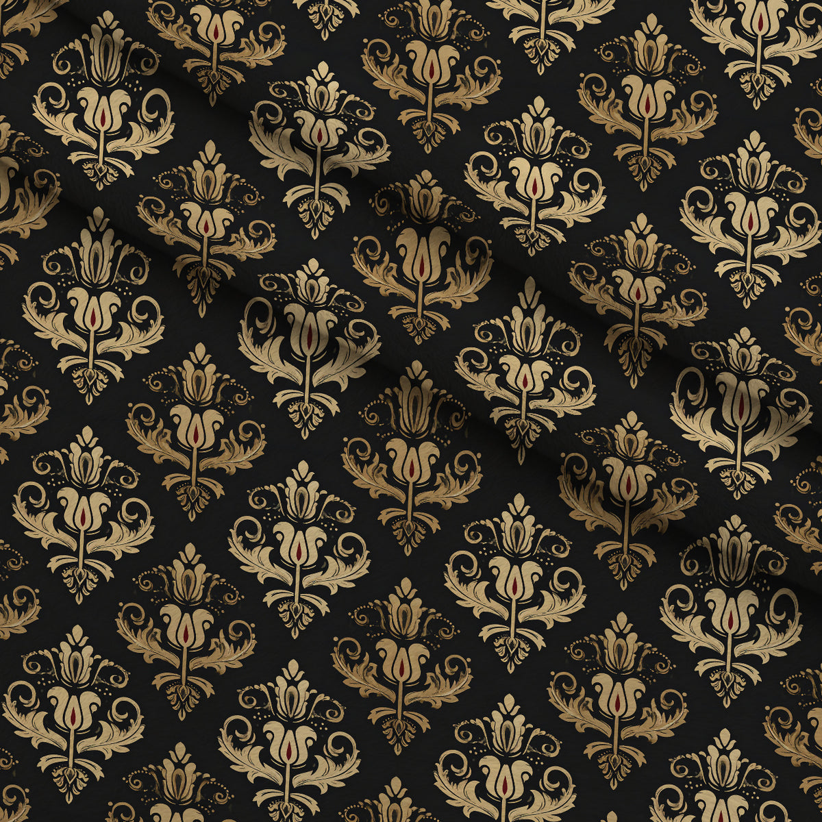 Evergreen Yuletide Hearth Pattern 5 Minky Fabric — plush minky folded close-up preview (mv-minky-v1:lying)