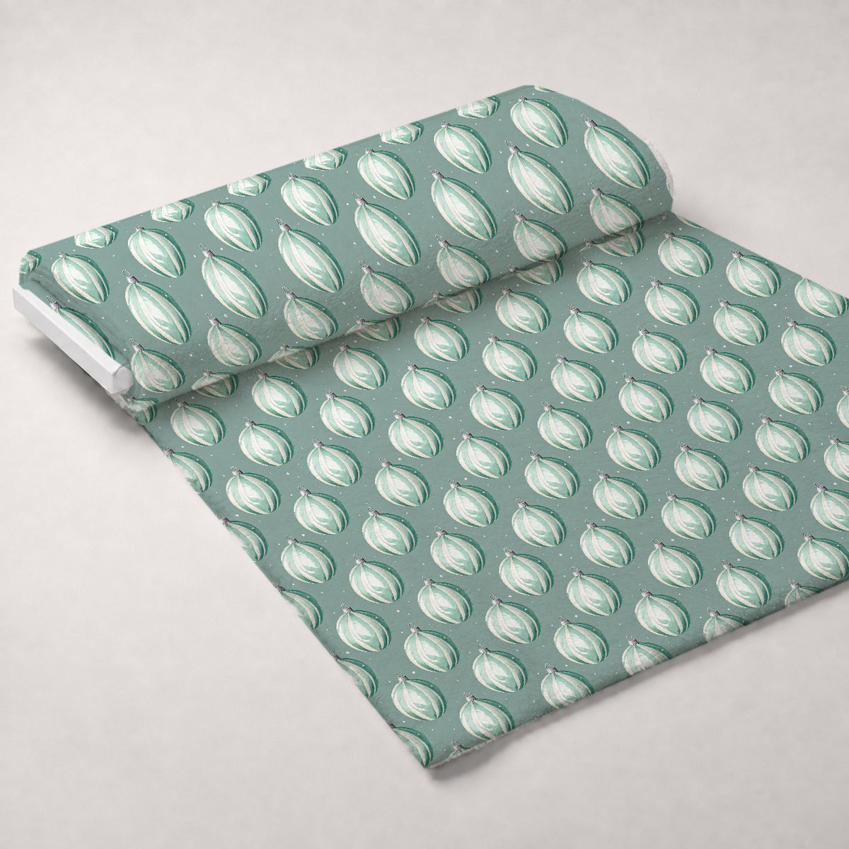 Evergreen Yuletide Pattern 10 Minky Fabric — plush minky unrolled bolt preview (mv-minky-v1:bolt)