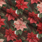 Evergreen Yuletide Pattern 16 Minky Fabric — plush minky folded close-up preview (mv-minky-v1:lying)