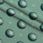 Evergreen Yuletide Pattern 28 Minky Fabric — plush minky folded close-up preview (mv-minky-v1:lying)