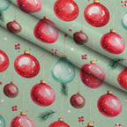 Evergreen Yuletide Pattern 5 Minky Fabric — plush minky folded close-up preview (mv-minky-v1:lying)