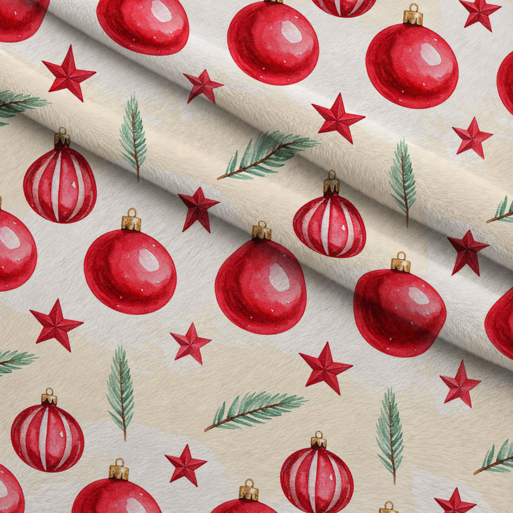 Evergreen Yuletide Pattern 6 Minky Fabric — plush minky folded close-up preview (mv-minky-v1:lying)