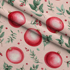 Evergreen Yuletide Pattern 8 Minky Fabric — plush minky folded close-up preview (mv-minky-v1:lying)