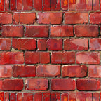 red brick, brick wall, weathered brick, crimson, burgundy, rust red, distressed texture, cracked paint, peeling paint, aged brick, architectural pattern, masonry design, realistic brick, vintage weathering,, fabric panel, worn surface, building material, textured pattern, earthy tones