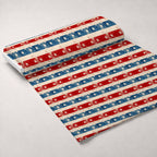 Faded Americana Pattern 5 Minky Fabric — plush minky unrolled bolt preview (mv-minky-v1:bolt)