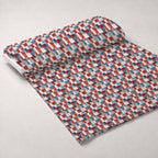 Faded Americana Pattern 7 Minky Fabric — plush minky unrolled bolt preview (mv-minky-v1:bolt)