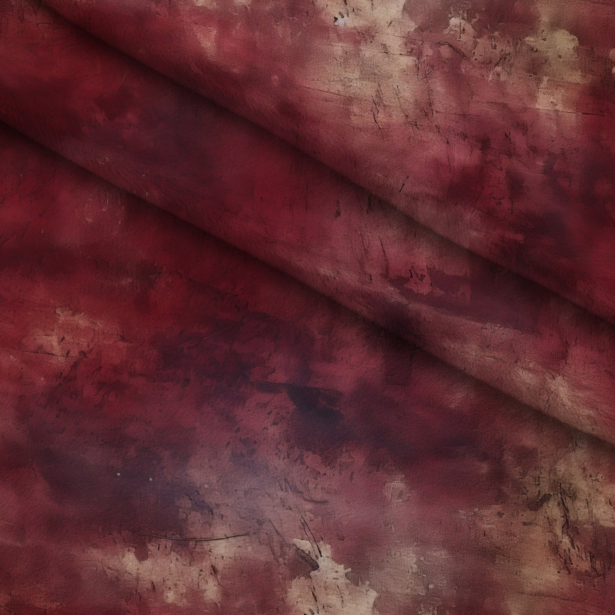 Faded Fresco Pattern 11 Minky Fabric — plush minky folded close-up preview (mv-minky-v1:lying)