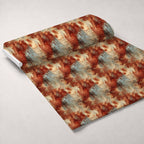 Faded Fresco Pattern 17 Minky Fabric — plush minky unrolled bolt preview (mv-minky-v1:bolt)