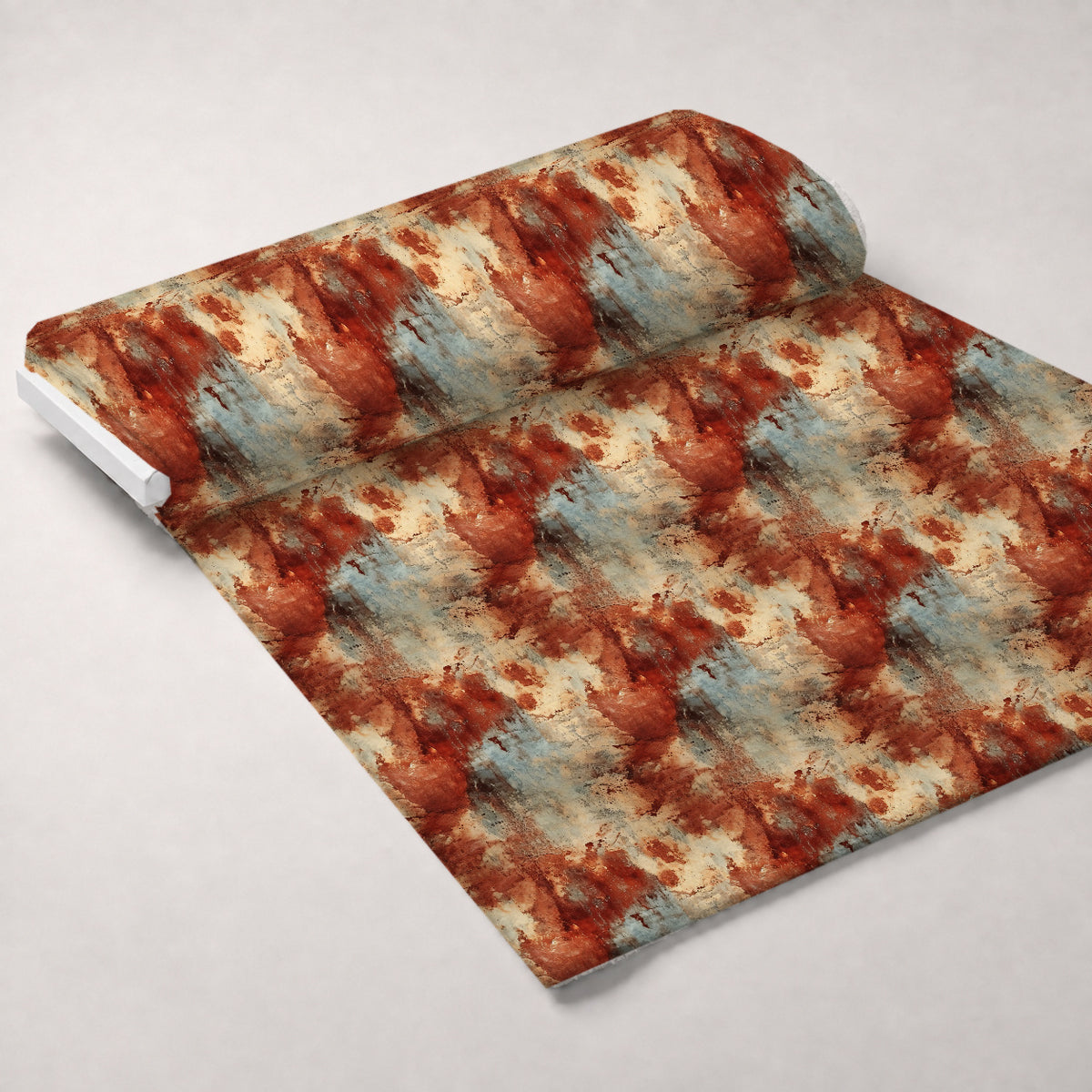 Faded Fresco Pattern 17 Minky Fabric — plush minky unrolled bolt preview (mv-minky-v1:bolt)