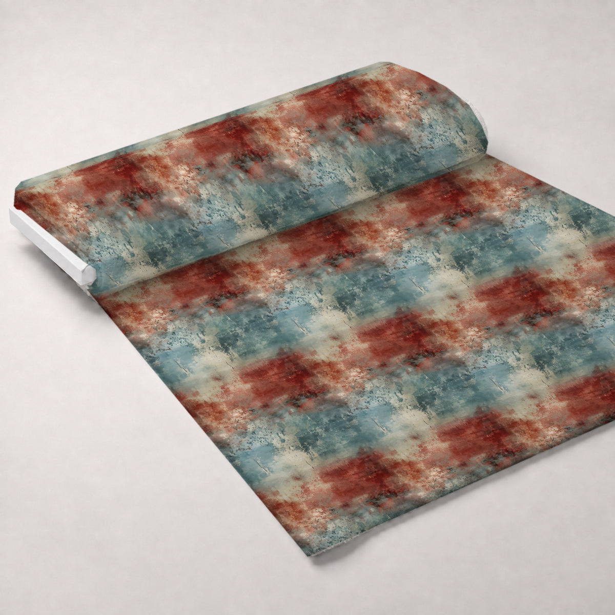 Faded Fresco Pattern 22 Minky Fabric — plush minky unrolled bolt preview (mv-minky-v1:bolt)