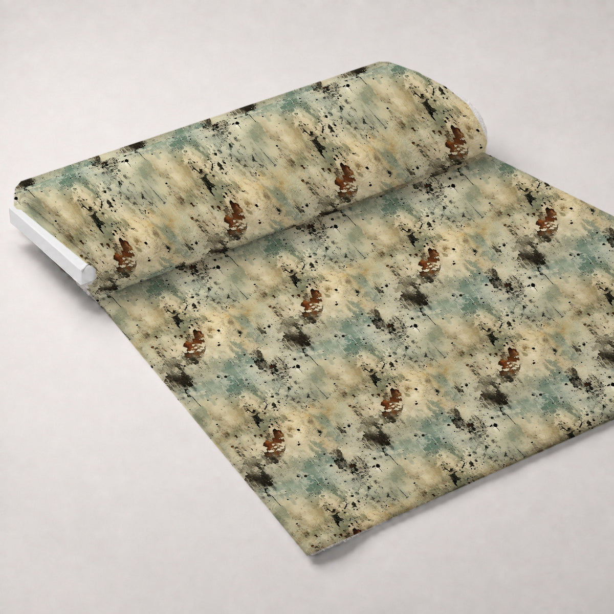 Faded Fresco Pattern 23 Minky Fabric — plush minky unrolled bolt preview (mv-minky-v1:bolt)