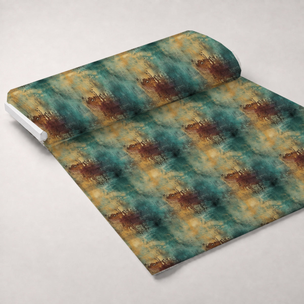 Faded Fresco Pattern 6 Minky Fabric — plush minky unrolled bolt preview (mv-minky-v1:bolt)