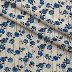 Faded Indigo Roses Pattern 15 Minky Fabric — plush minky folded close-up preview (mv-minky-v1:lying)