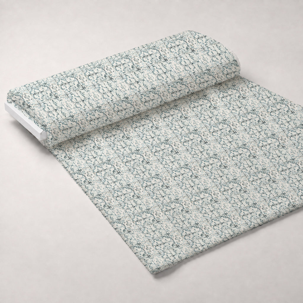 Faded Indigo Roses Pattern 17 Minky Fabric — plush minky unrolled bolt preview (mv-minky-v1:bolt)