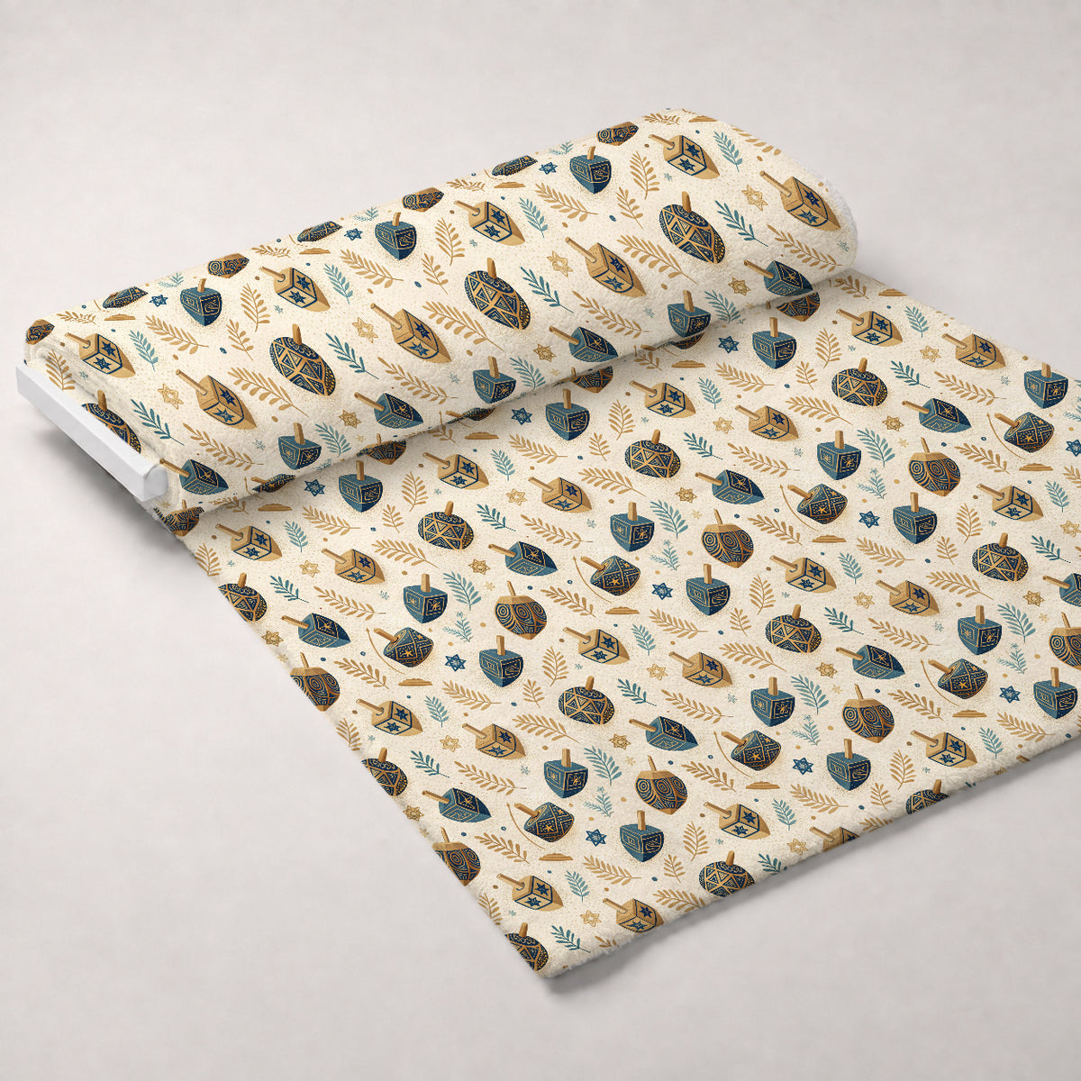 Festival of Lights Pattern 14 Minky Fabric — plush minky unrolled bolt preview (mv-minky-v1:bolt)