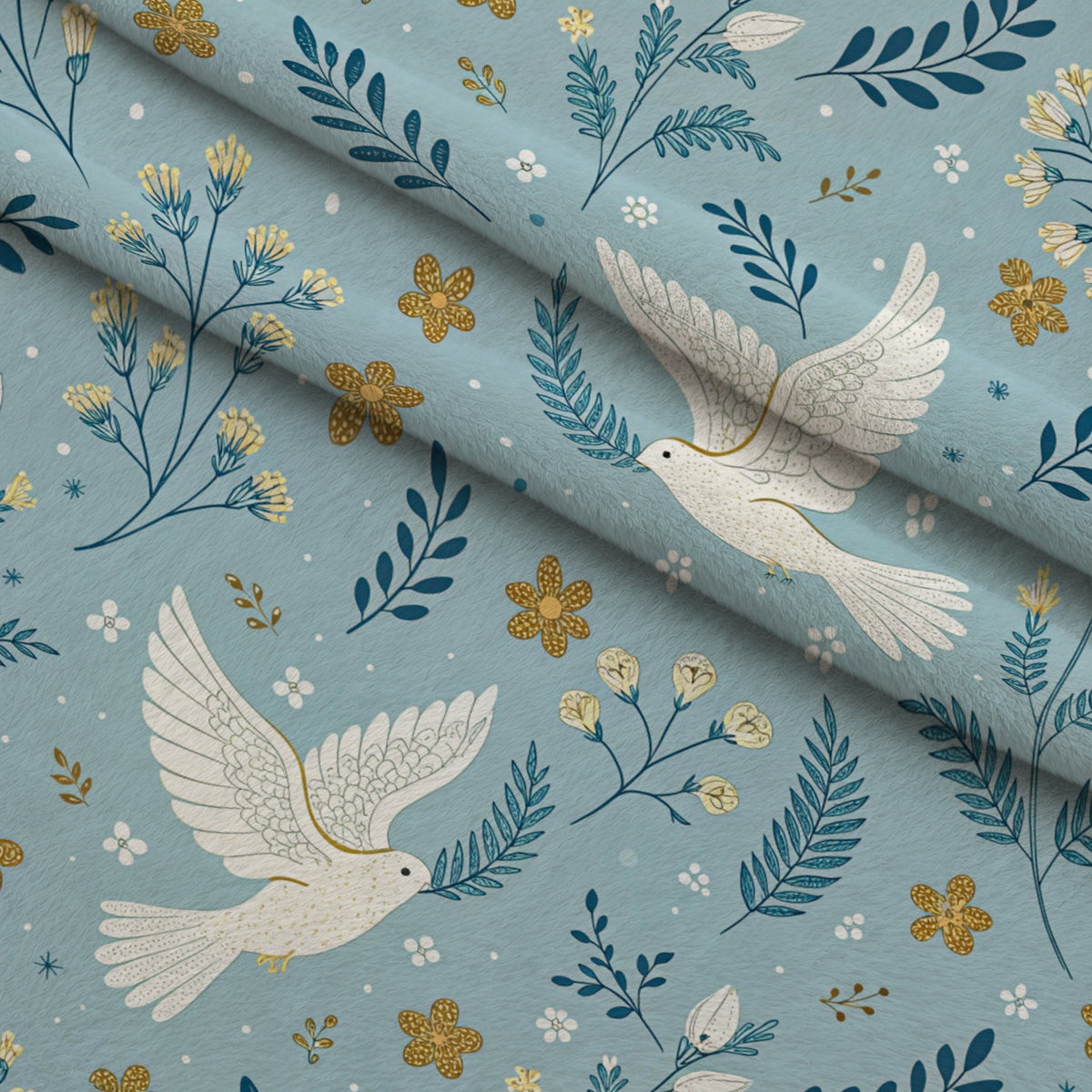 Festival of Lights Pattern 15 Minky Fabric — plush minky folded close-up preview (mv-minky-v1:lying)