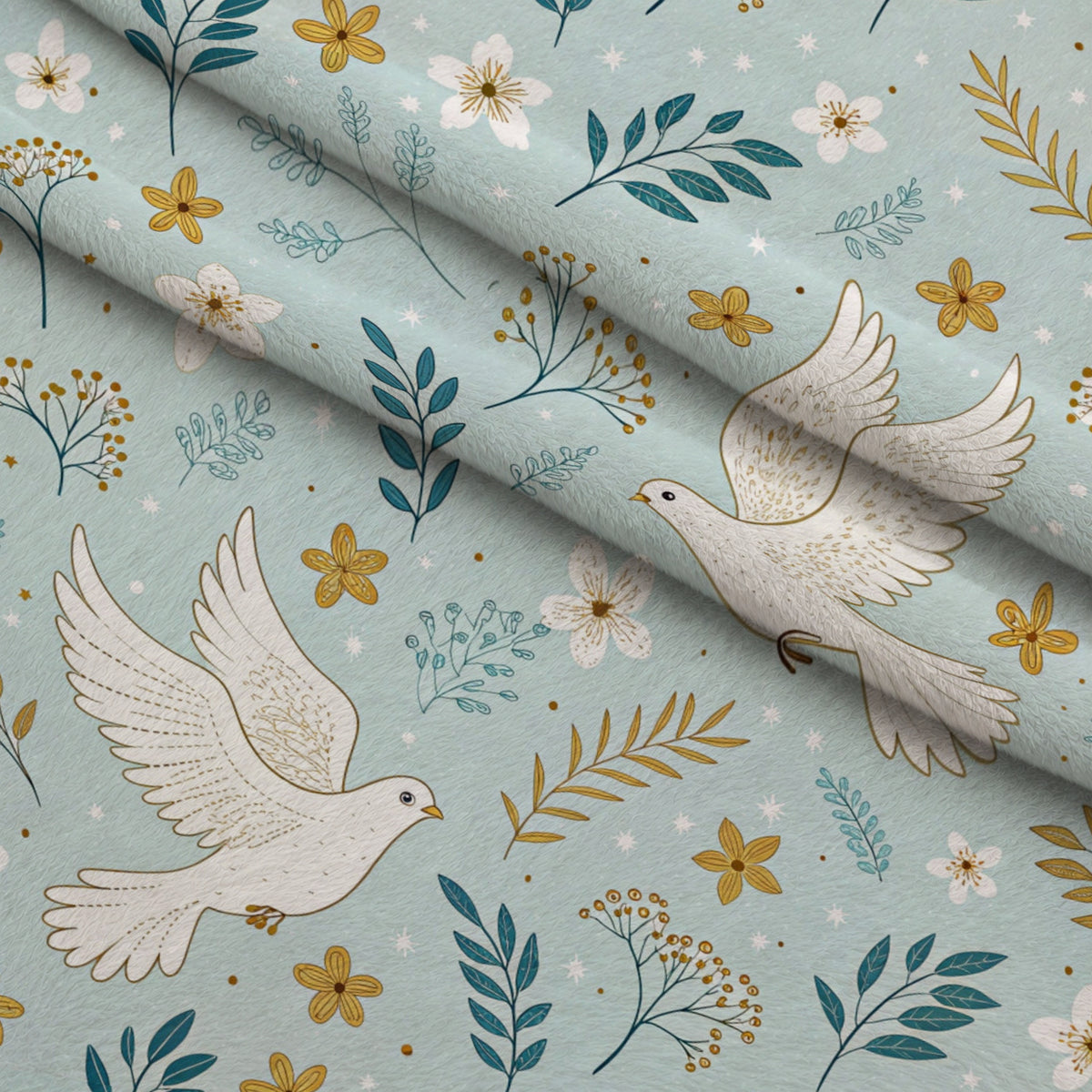 Festival of Lights Pattern 20 Minky Fabric — plush minky folded close-up preview (mv-minky-v1:lying)