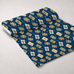 Festival of Lights Pattern 21 Minky Fabric — plush minky unrolled bolt preview (mv-minky-v1:bolt)