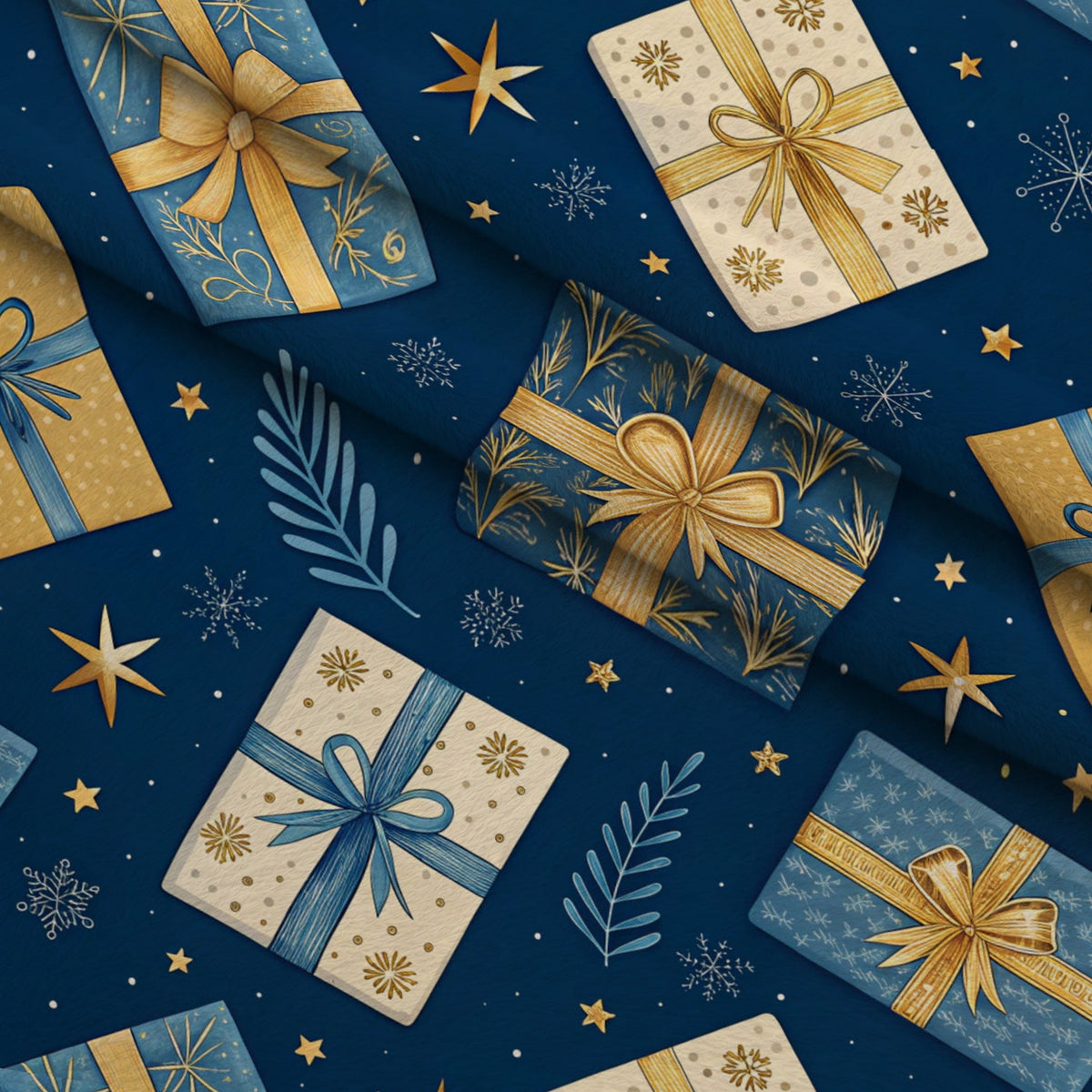 Festival of Lights Pattern 21 Minky Fabric — plush minky folded close-up preview (mv-minky-v1:lying)