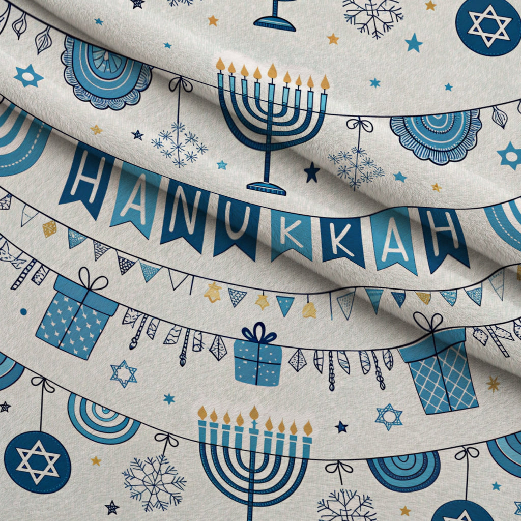 Festival of Lights Pattern 22 Minky Fabric — plush minky folded close-up preview (mv-minky-v1:lying)