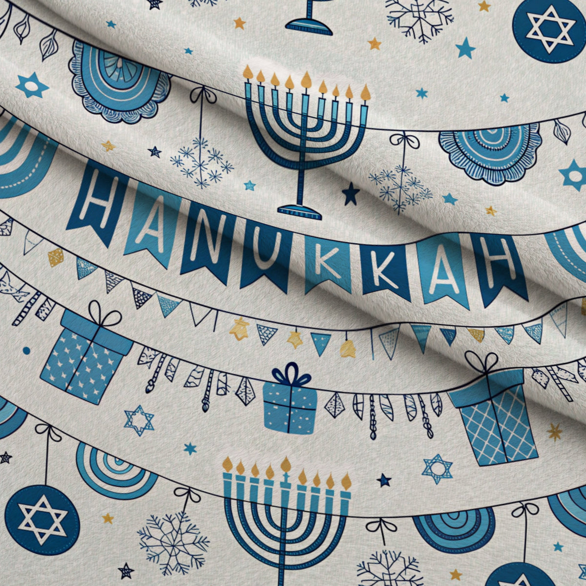 Festival of Lights Pattern 22 Minky Fabric — plush minky folded close-up preview (mv-minky-v1:lying)
