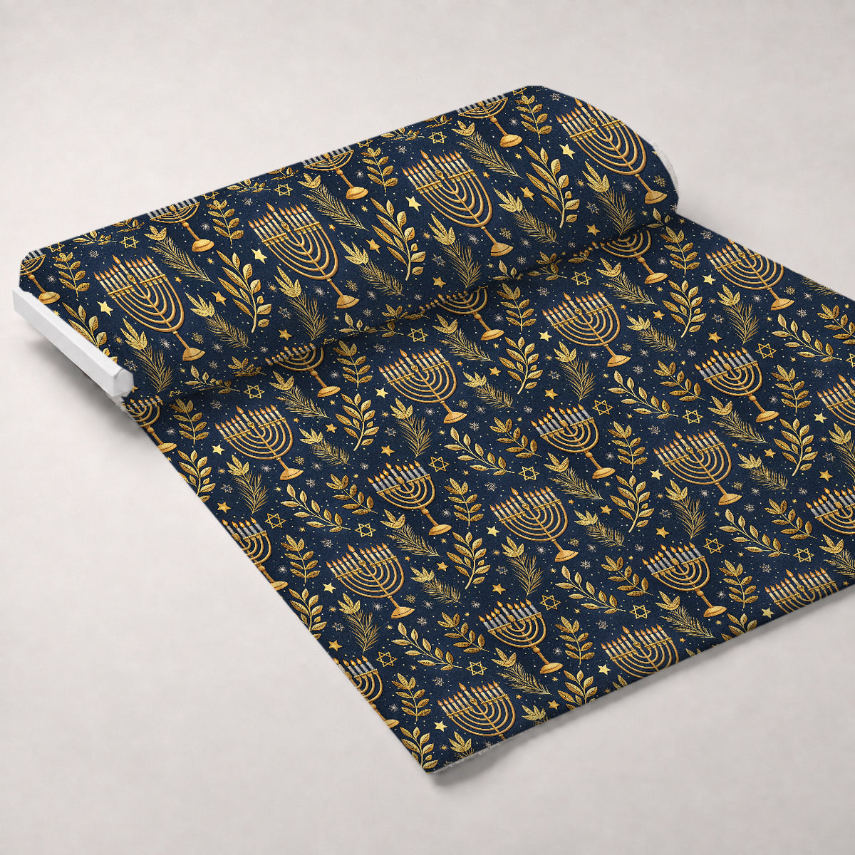 Festival of Lights Pattern 25 Minky Fabric — plush minky unrolled bolt preview (mv-minky-v1:bolt)