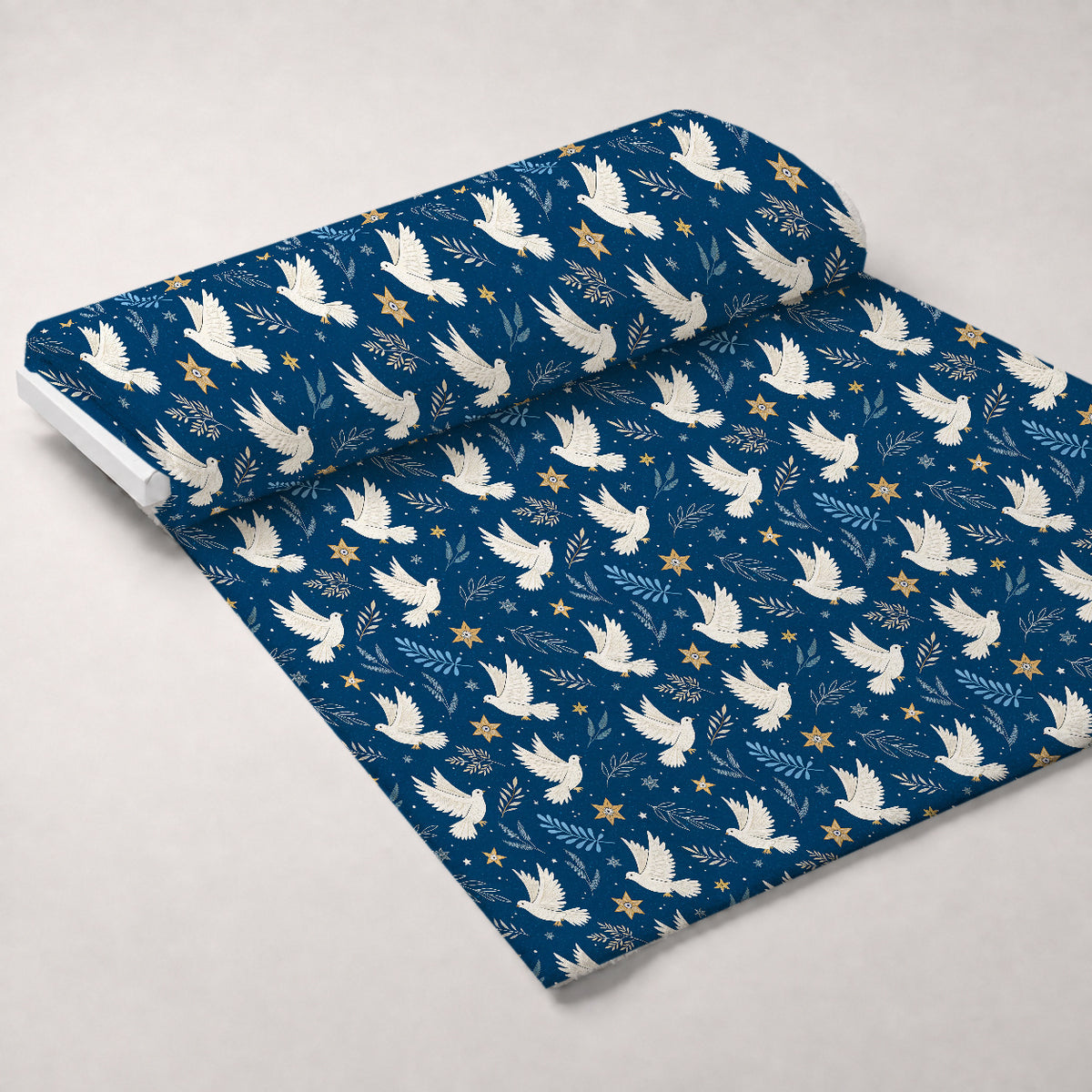 Festival of Lights Pattern 3 Minky Fabric — plush minky unrolled bolt preview (mv-minky-v1:bolt)