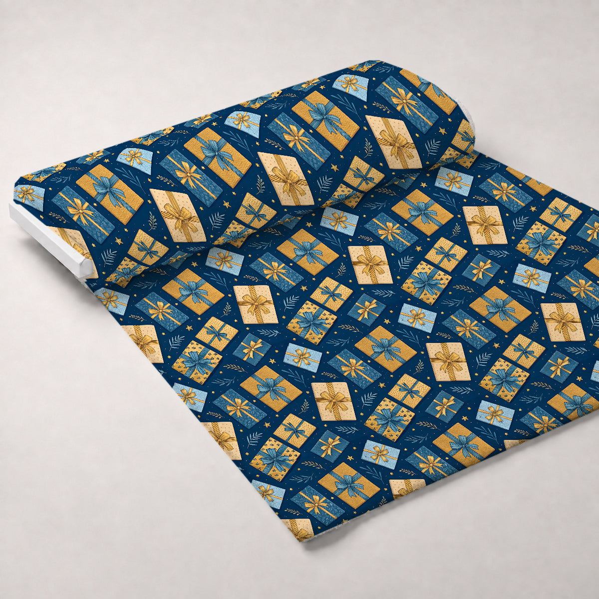 Festival of Lights Pattern 8 Minky Fabric — plush minky unrolled bolt preview (mv-minky-v1:bolt)